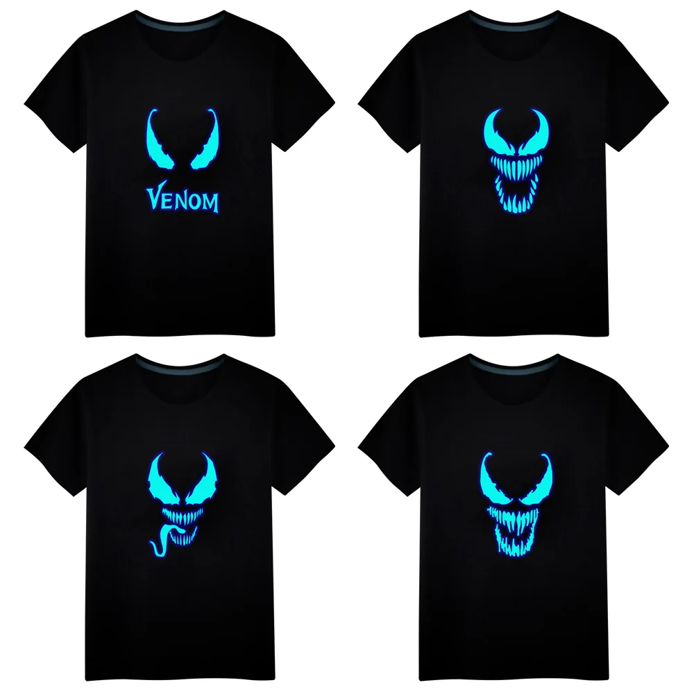 2019 NEW Marvel Character Venom Printing Luminous T-shirt Casual Unisex Tops Vest Tees Short sleeve Men T-shirt Children T Shirt
2019 NEW Marvel Character Venom Printing Luminous T-shirt Casual Unisex Tops Vest Tees Short sleeve Men T-shirt Children T Shirt