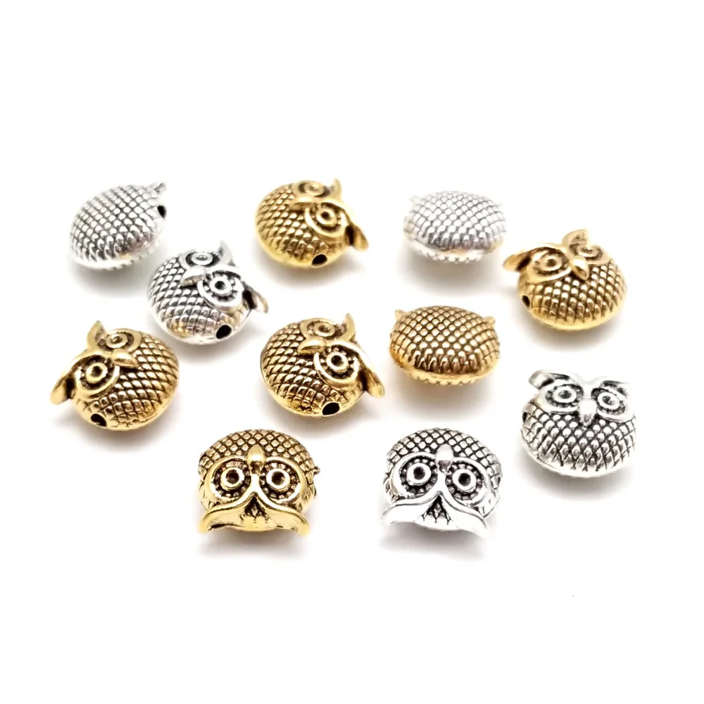 10pcs 13*13mm Charms Owl Head Spacers Beads Vintage Silvery Alloy Beads DIY For Jewelry Making Bracelet Accessoires
10pcs 13*13mm Charms Owl Head Spacers Beads Vintage Silvery Alloy Beads DIY For Jewelry Making Bracelet Accessoires