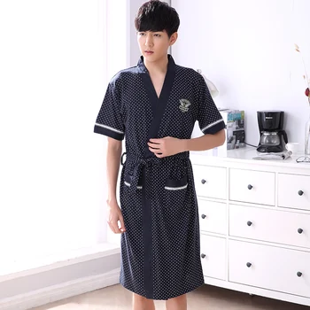 Plus Size XL - 4XL Pajamas Mens 100% Cotton Knited Robes Sexy V-neck Bathrobe Male Star Pattern Nightgown Loungewear
Plus Size XL - 4XL Pajamas Mens 100% Cotton Knited Robes Sexy V-neck Bathrobe Male Star Pattern Nightgown Loungewear