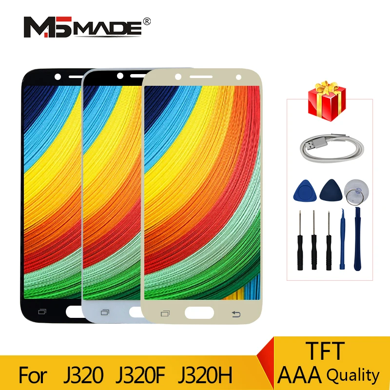 For TFT LCDs Samsung Galaxy J3 2016 J320 J320F SM-J320F LCD Display Touch Screen Digitizer Aseembly Replacement Part 100% Tested
For TFT LCDs Samsung Galaxy J3 2016 J320 J320F SM-J320F LCD Display Touch Screen Digitizer Aseembly Replacement Part 100% Tested