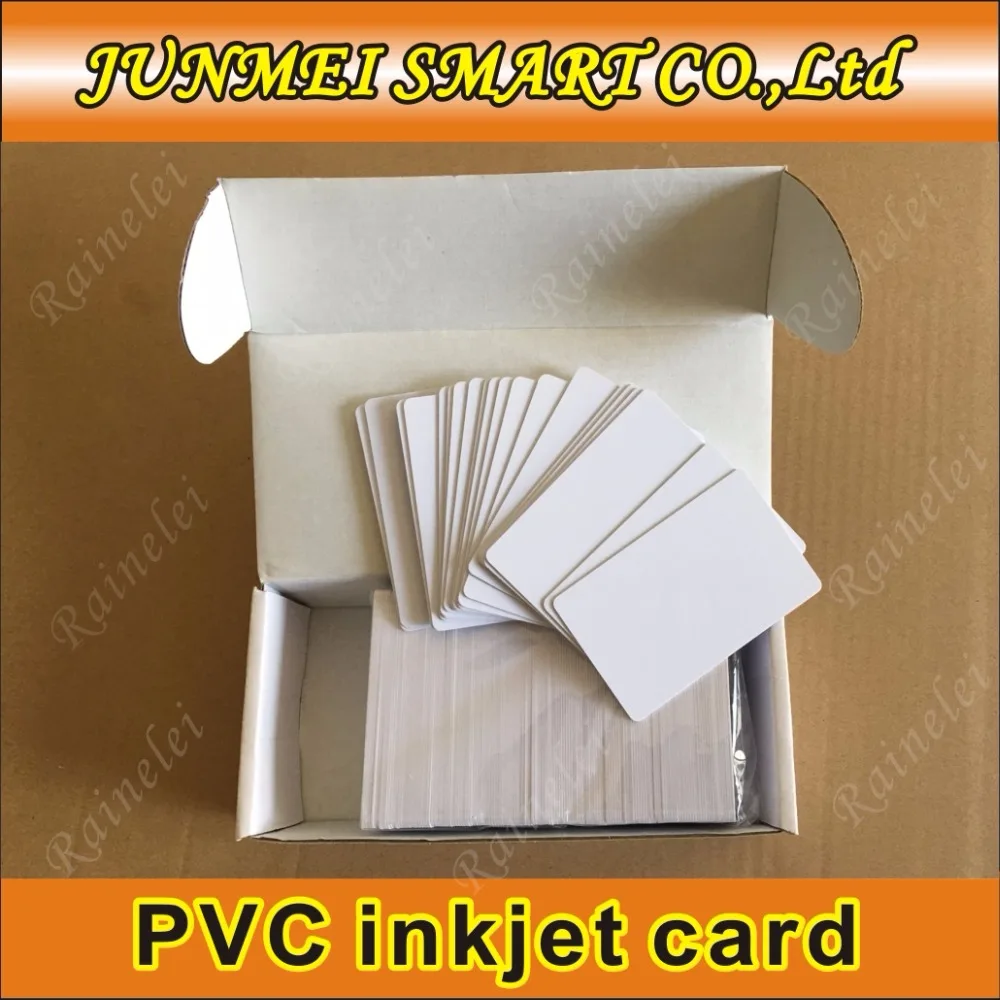 100PCS Printable Blank Inkjet PVC ID Cards without chip For Canon Epson Printer P50 A50 T50 T60 R390 L800 L805
100PCS Printable Blank Inkjet PVC ID Cards without chip For Canon Epson Printer P50 A50 T50 T60 R390 L800 L805
