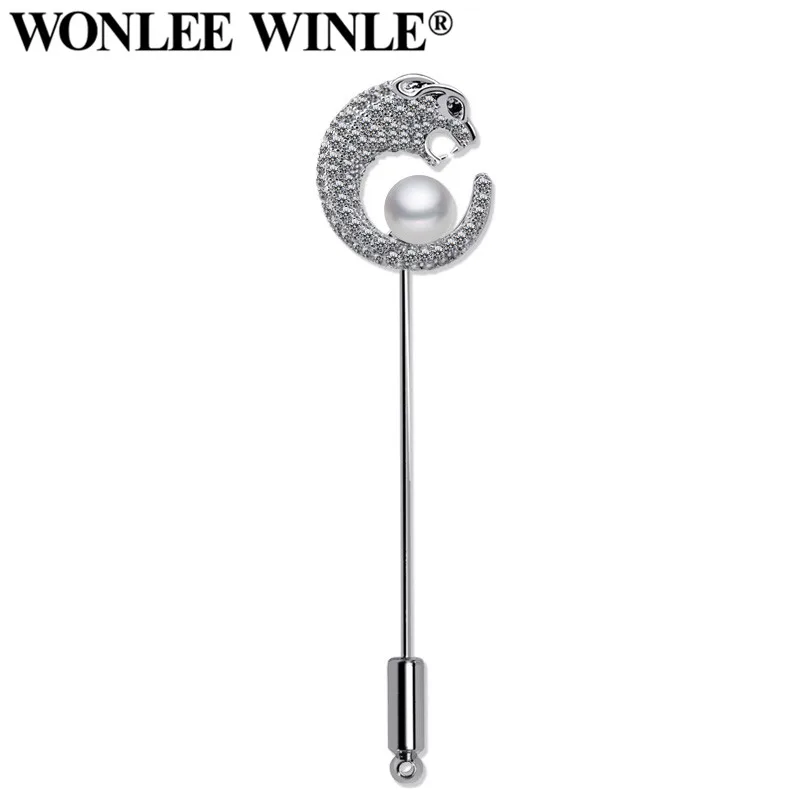 Wonlee Winle TOP Quality Copper With Austria Crystal Pearl Leopard Brooches for Women Fashion Jewelry
Wonlee Winle TOP Quality Copper With Austria Crystal Pearl Leopard Brooches for Women Fashion Jewelry