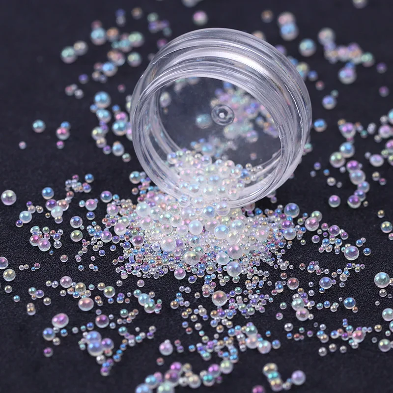 Mini Bubble Beads 3 Colors 1-3mm Clear Pink Purple Manicure Nail Art Decorations 1 Box DIY Phone Decoration Base Polish
Mini Bubble Beads 3 Colors 1-3mm Clear Pink Purple Manicure Nail Art Decorations 1 Box DIY Phone Decoration Base Polish
