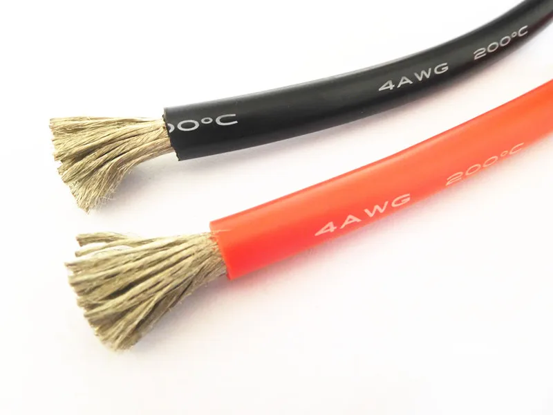 2meter Red & 2meter Black 4AWG 6AWG 8AWG 10AWG 12AWG 14AWG 16AWG 18AWG 20AWG 22AWG 24AWG 26AWG 28AWG Silicone Rubber Wire Cable
2meter Red & 2meter Black 4AWG 6AWG 8AWG 10AWG 12AWG 14AWG 16AWG 18AWG 20AWG 22AWG 24AWG 26AWG 28AWG Silicone Rubber Wire Cable
