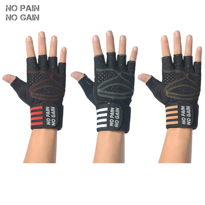NO PAIN NO GAIN Fitness Weight Lifting Gloves Women Man Anti-skid Protective Sports Gloves Gym Breathable Training Sport X202
NO PAIN NO GAIN Fitness Weight Lifting Gloves Women Man Anti-skid Protective Sports Gloves Gym Breathable Training Sport X202