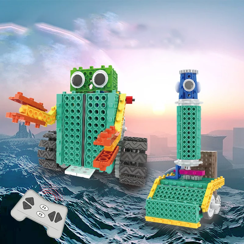 150 PCS STEM DIY Remote Control Electronic Building Block Educational Science Toys Kit Learning Education Toys for Children Gift
150 PCS STEM DIY Remote Control Electronic Building Block Educational Science Toys Kit Learning Education Toys for Children Gift
