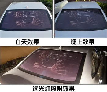 LEFT SIDE Car Stickers DIY Perforated PVC Rear Windshield Glass Sticker Shows Up When Someone Turns on the High Beam behind You
LEFT SIDE Car Stickers DIY Perforated PVC Rear Windshield Glass Sticker Shows Up When Someone Turns on the High Beam behind You