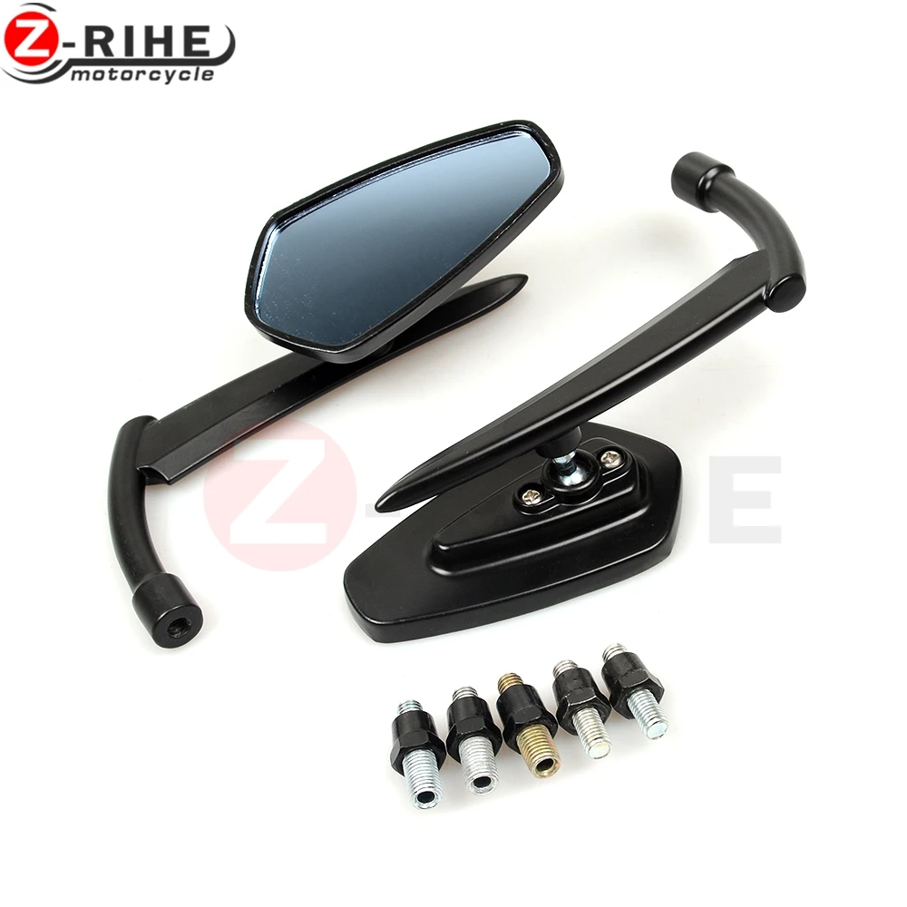 

Universal 2Pcs/Pair Motorcycle Mirror Scooter E-Bike Rearview Mirrors Electrombile Back Side Convex Mirror 8mm 10mm