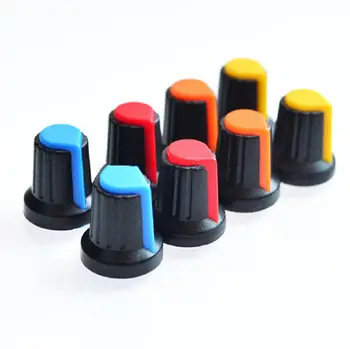 40pcs 4colors Potentiometer Switch Knob Cap Plastic Knobs 15*17*6mm Shaft WH148 knob Plum handles
40pcs 4colors Potentiometer Switch Knob Cap Plastic Knobs 15*17*6mm Shaft WH148 knob Plum handles