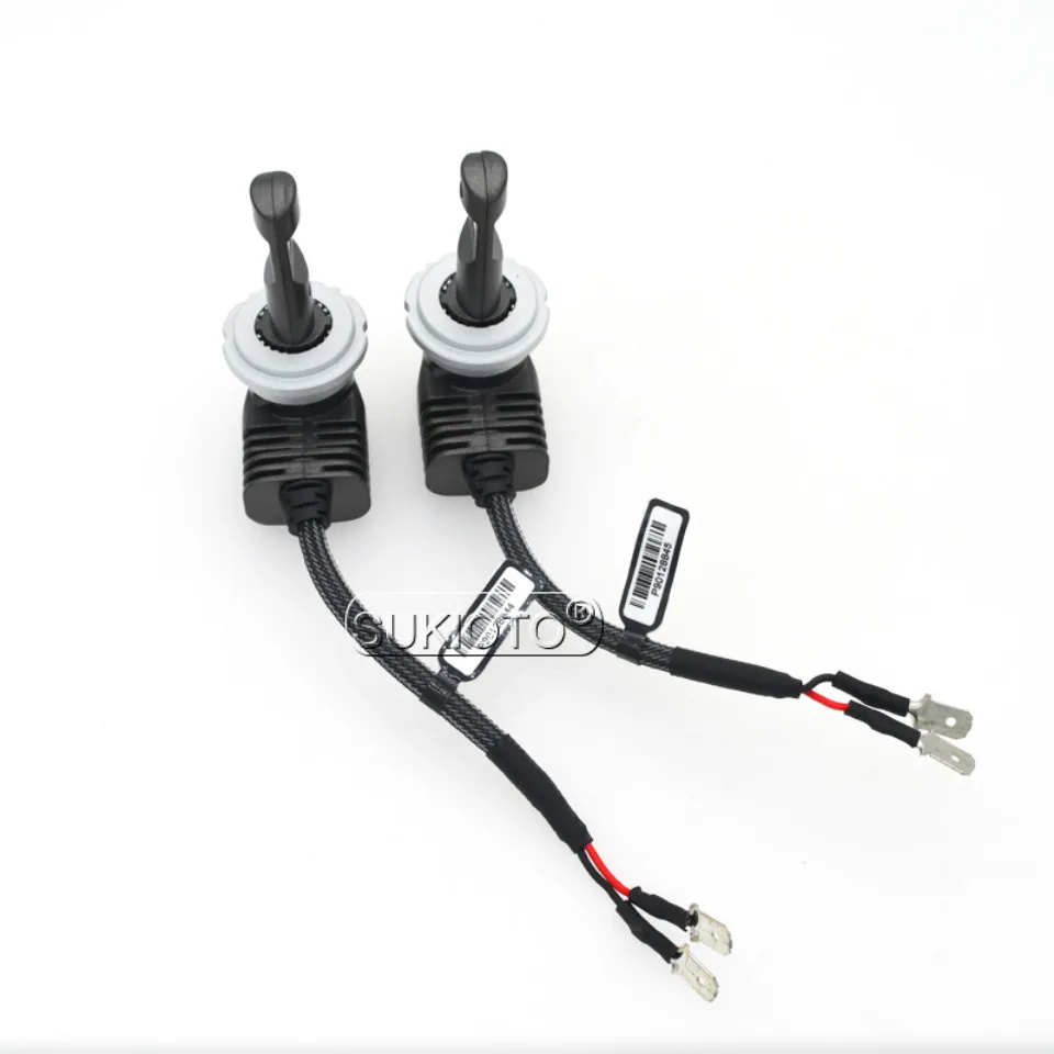 SUKIOTO 2PCS Car Mini LED Headlight D2S D3S 6000K D1S LED Canbus LED Projector Lens Headlamp Bulb D4S D2H 70W LED conversion Kit (20)