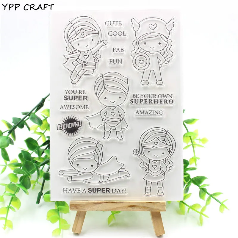 YPP CRAFT Have A Super Day Transparent Clear Silicone Stamps for DIY Scrapbooking/Card Making/Kids Fun Decoration Supply 172
YPP CRAFT Have A Super Day Transparent Clear Silicone Stamps for DIY Scrapbooking/Card Making/Kids Fun Decoration Supply 172