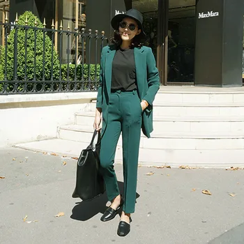 New Turquoise Women Business Suits Formal Office Suits Work 2019 Office Uniform Style Blazer with Pant Ladies Trouser Suits
New Turquoise Women Business Suits Formal Office Suits Work 2019 Office Uniform Style Blazer with Pant Ladies Trouser Suits