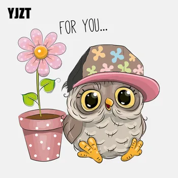 YJZT 16.5CM*16.7CM Owl And Potted Flowers For You PVC High Quality Car Sticker 11-01359 
YJZT 16.5CM*16.7CM Owl And Potted Flowers For You PVC High Quality Car Sticker 11-01359