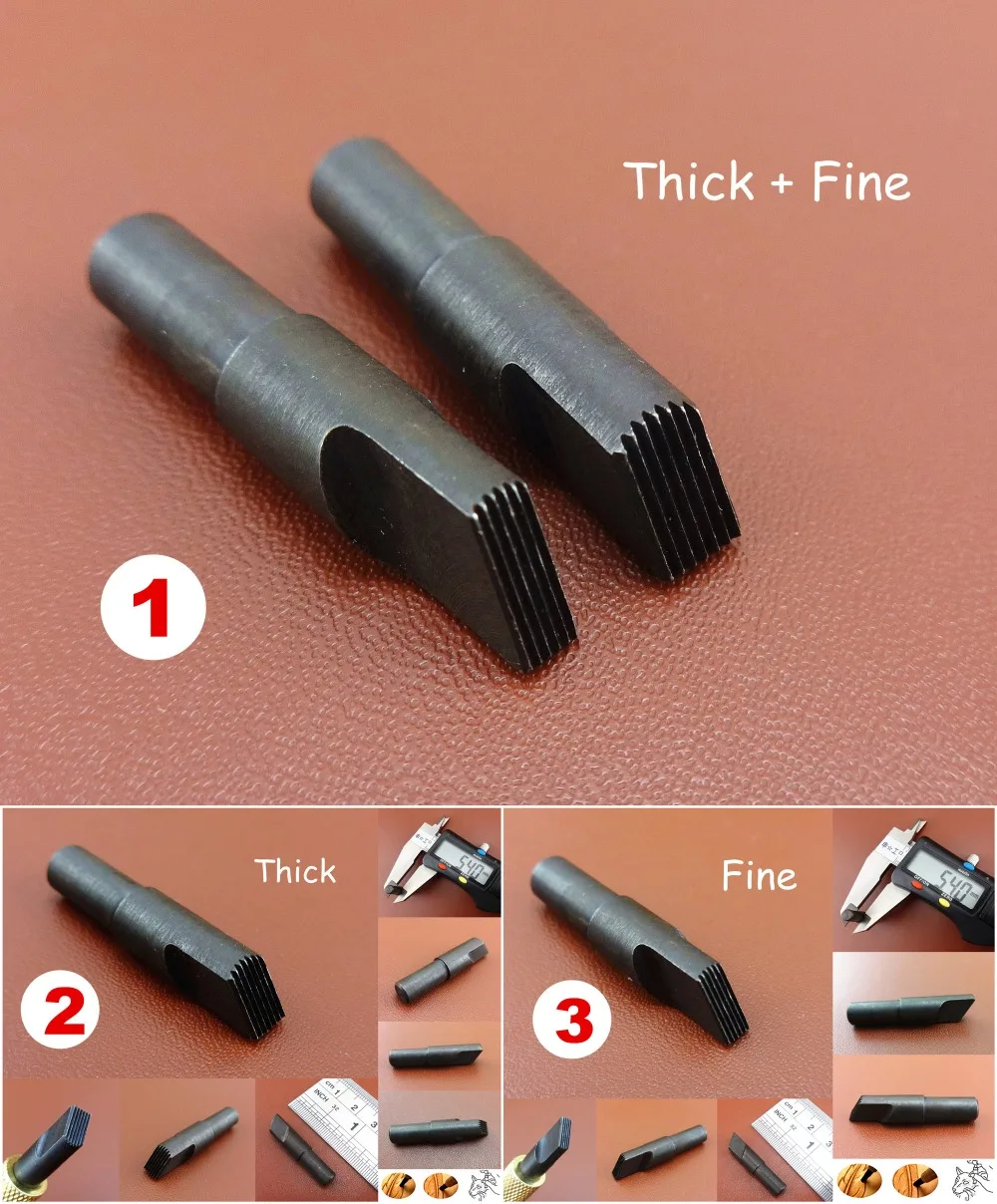3 Kinds Leather Craft Swivel Carving Knife Cutter Filigree Hair Dotted Line Blade Head Tool - Sewing Stitching Carving Stamping
3 Kinds Leather Craft Swivel Carving Knife Cutter Filigree Hair Dotted Line Blade Head Tool - Sewing Stitching Carving Stamping