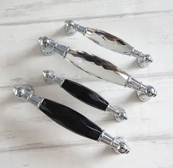 3.75" 5" Glass Dresser Handles Drawer Handles Pulls Knob Chrome Clear Silver Black Modern Crystal Kitchen Cabinet Handle Pull
3.75" 5" Glass Dresser Handles Drawer Handles Pulls Knob Chrome Clear Silver Black Modern Crystal Kitchen Cabinet Handle Pull