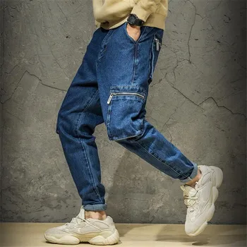 Winter Big Pocket Patchwork Mens Cargo Pants Vintage Hip Hop Denim Blue Trousers Fashion Harajuku Joggers Jeans Male Streetwear
Winter Big Pocket Patchwork Mens Cargo Pants Vintage Hip Hop Denim Blue Trousers Fashion Harajuku Joggers Jeans Male Streetwear