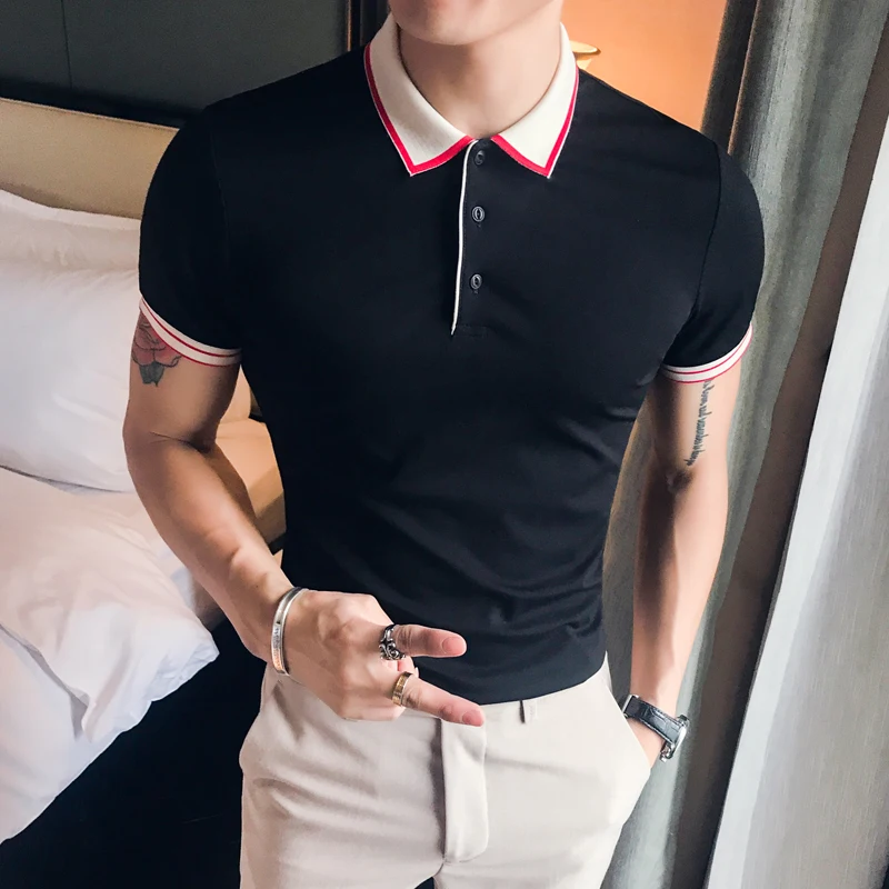 Men's Polo Shirt High Quality Brand New Summer Polo Shirt Men Short Sleeve Streetwear Slim Fit Casual Polo Homme Hot Sale
Men's Polo Shirt High Quality Brand New Summer Polo Shirt Men Short Sleeve Streetwear Slim Fit Casual Polo Homme Hot Sale