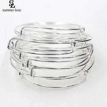 Diameter 5.8cm/5cm Children Wire Bangles Cable Expandable Bracelet For Charms Fashion Diy Jewelry Accessory pulseras
Diameter 5.8cm/5cm Children Wire Bangles Cable Expandable Bracelet For Charms Fashion Diy Jewelry Accessory pulseras