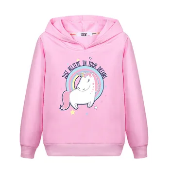 Fashion Cartoon Sweatshirt Girl's Unicorn Pony Hoodie Kids Thin Cotton Spring Pullover Girls Cute Printed Clothes Child Coat
Fashion Cartoon Sweatshirt Girl's Unicorn Pony Hoodie Kids Thin Cotton Spring Pullover Girls Cute Printed Clothes Child Coat