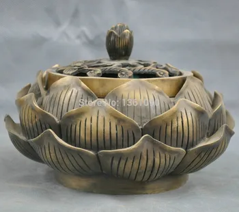 xd 001189 10" Tibet Bronze Buddhist JiXiang Lotus Statue Flower Incense Burner Censer
xd 001189 10" Tibet Bronze Buddhist JiXiang Lotus Statue Flower Incense Burner Censer