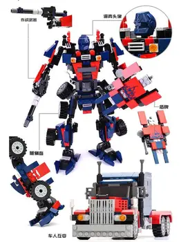 2 in 1 Robot Car Bricks City Building Blocks Sets Car Truck Model Deformation Compatible with all brand
2 in 1 Robot Car Bricks City Building Blocks Sets Car Truck Model Deformation Compatible with all brand