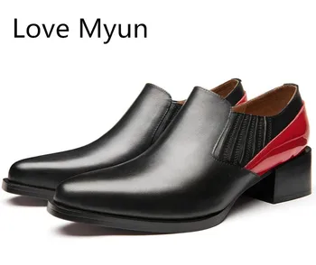 New Genuine Leather Dress Men Shoes 5cm High Heels Men's Oxfords Career Work Height Increase Shoes Man Leisure Party Dance Shoes
New Genuine Leather Dress Men Shoes 5cm High Heels Men's Oxfords Career Work Height Increase Shoes Man Leisure Party Dance Shoes