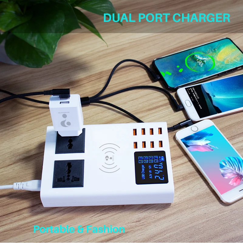 USB Charger for Xiaomi samsung s10 s9 iphone x 7 8Plus Dual port Fast Charging Hub Wall Adapter Socket for mobile ipad Universal
USB Charger for Xiaomi samsung s10 s9 iphone x 7 8Plus Dual port Fast Charging Hub Wall Adapter Socket for mobile ipad Universal