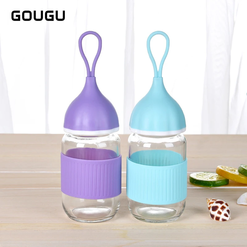 350ML GOUGU Cute Onion Head Water Bottle Student Portable Travel Glass Bottles Anti-hot Leak-Proof Pot Gift For Couples 1PC
350ML GOUGU Cute Onion Head Water Bottle Student Portable Travel Glass Bottles Anti-hot Leak-Proof Pot Gift For Couples 1PC