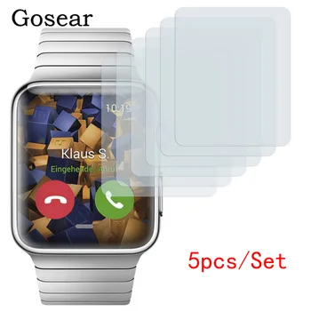 Gosear 5PCS Protective HD Screen Protector Guard Film for Apple Watch iWatch Series 1 38mm 42mm i Wach iWach protecteur pantalla
Gosear 5PCS Protective HD Screen Protector Guard Film for Apple Watch iWatch Series 1 38mm 42mm i Wach iWach protecteur pantalla