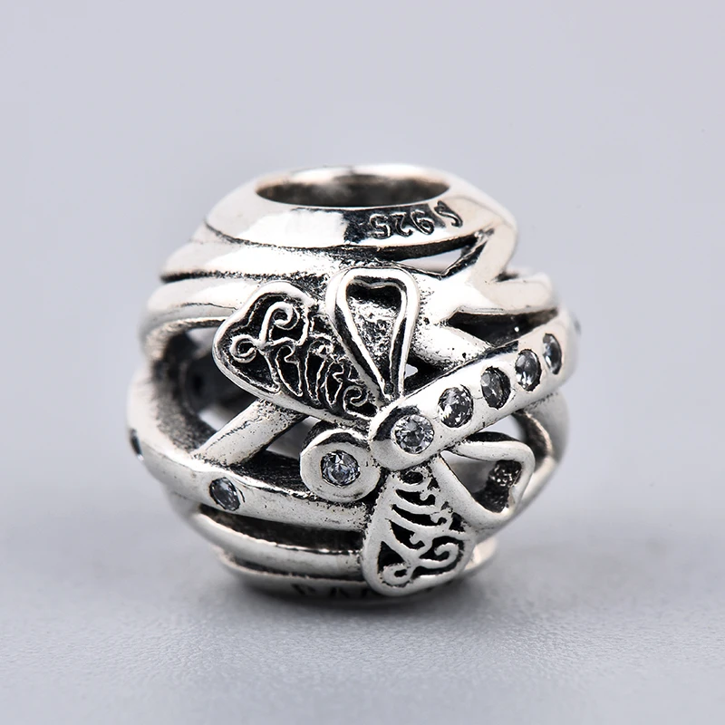 925 Sterling Silver Charm Bead Pendant crystal Dragonfly galaxy Beads Fit Original Pandora Bracelet Authentic Women Jewelry DIY
925 Sterling Silver Charm Bead Pendant crystal Dragonfly galaxy Beads Fit Original Pandora Bracelet Authentic Women Jewelry DIY
