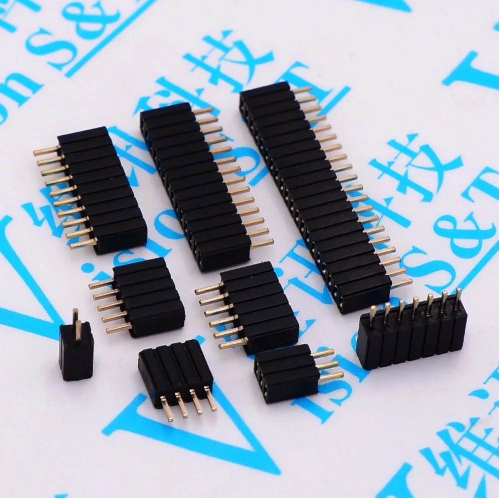 10PCS/LOT 1.27MM pitch row single row mother straight 1*2/3/4/5/6/7/8/9/10/12/20/40PIN Connector
10PCS/LOT 1.27MM pitch row single row mother straight 1*2/3/4/5/6/7/8/9/10/12/20/40PIN Connector