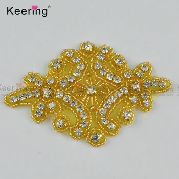 Keering High Quality Rhinestone Beaded Iron Patch For Clothes WRA-175 
Keering High Quality Rhinestone Beaded Iron Patch For Clothes WRA-175