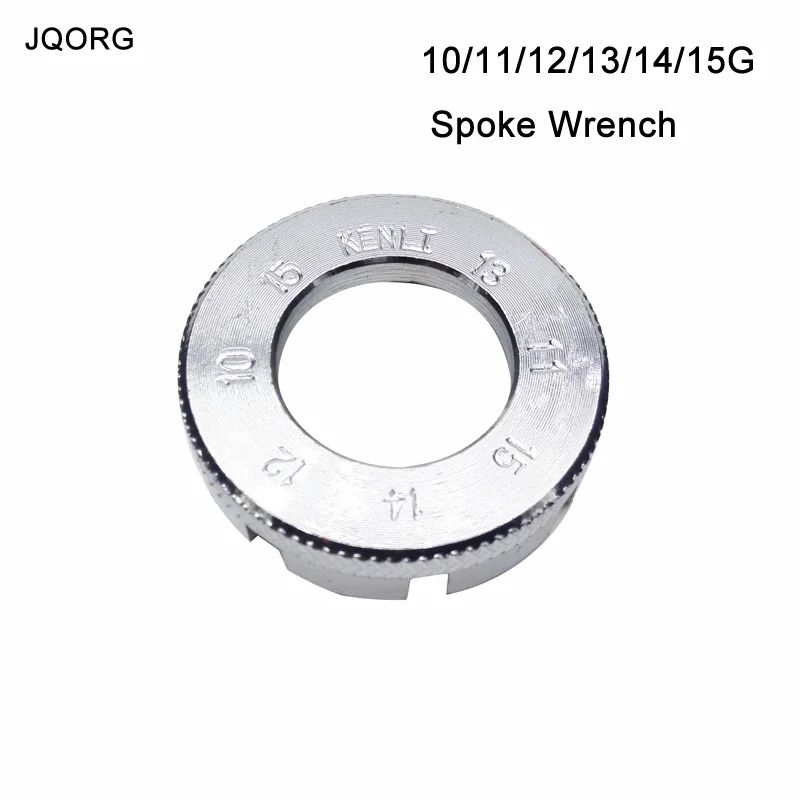 JQORG Spoke Tool Bicycle Spoke Wrench Steel Material Sliver Color 10G/12G/13G/14G/15G Bike Spokes Mutifucntion Spoke's Wrench
JQORG Spoke Tool Bicycle Spoke Wrench Steel Material Sliver Color 10G/12G/13G/14G/15G Bike Spokes Mutifucntion Spoke's Wrench