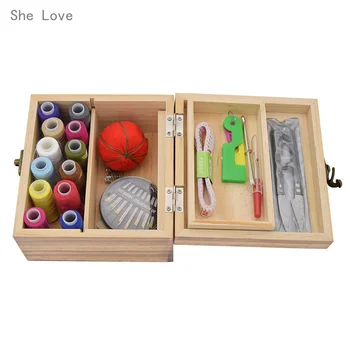 Chzimade Solid Wood Needle Box Set Storage Box Sewing Kit Needle Tape Scissor Multifunction Threads Sewing Tools
Chzimade Solid Wood Needle Box Set Storage Box Sewing Kit Needle Tape Scissor Multifunction Threads Sewing Tools
