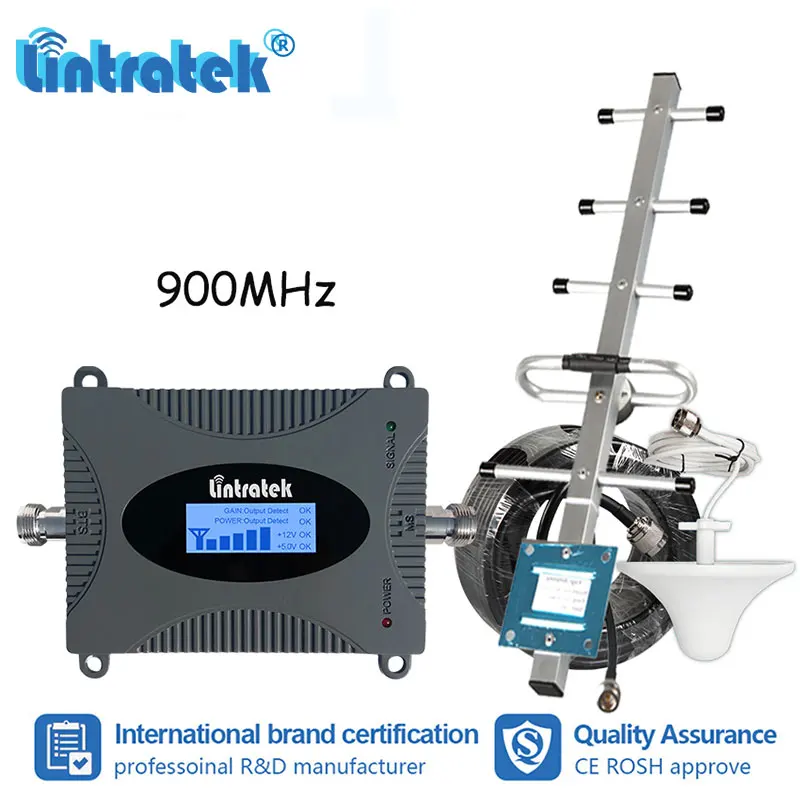 Lintratek MINI 2G 3G 4G 900mhz Cellular Signal Booster GSM UMTS LTE 900 Repeater Amplifier Ceiling Antenna+15m Rg6 Cable Set #sk
Lintratek MINI 2G 3G 4G 900mhz Cellular Signal Booster GSM UMTS LTE 900 Repeater Amplifier Ceiling Antenna+15m Rg6 Cable Set #sk