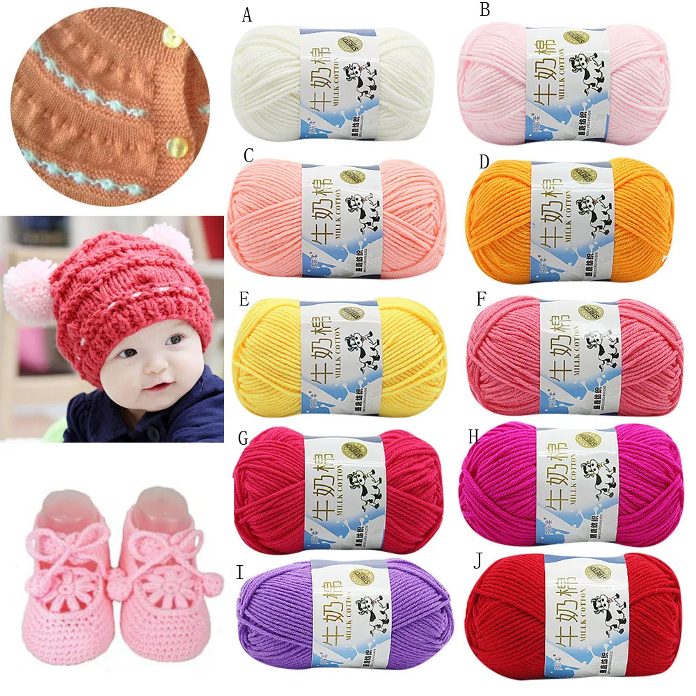 1PC 50g NEW Chunky Colorful Hand Knitting Scores Milk Cotton Knitwear Wool Yarn n Warm Soft Natural Knitting Crochet Sweater 5pz
1PC 50g NEW Chunky Colorful Hand Knitting Scores Milk Cotton Knitwear Wool Yarn n Warm Soft Natural Knitting Crochet Sweater 5pz