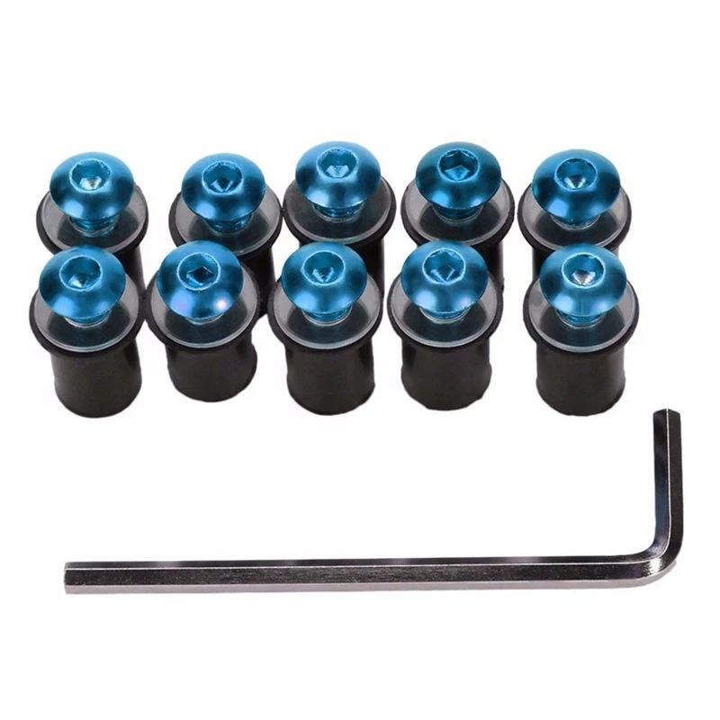 10pcs Aluminum Motorcycle M5 x 15mm CNC Windscreen Windshield Screw Bolts Nuts Fastener Kit Motorbike Mounting
10pcs Aluminum Motorcycle M5 x 15mm CNC Windscreen Windshield Screw Bolts Nuts Fastener Kit Motorbike Mounting