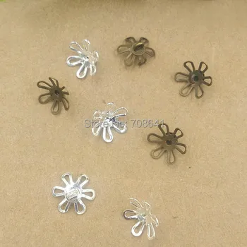 10mm Bell Bead End Caps with Loop 6 Filigree Prong Legs Flower Charm Crafts DIY Jewelry Findings Antique Bronze / Silver tone
10mm Bell Bead End Caps with Loop 6 Filigree Prong Legs Flower Charm Crafts DIY Jewelry Findings Antique Bronze / Silver tone