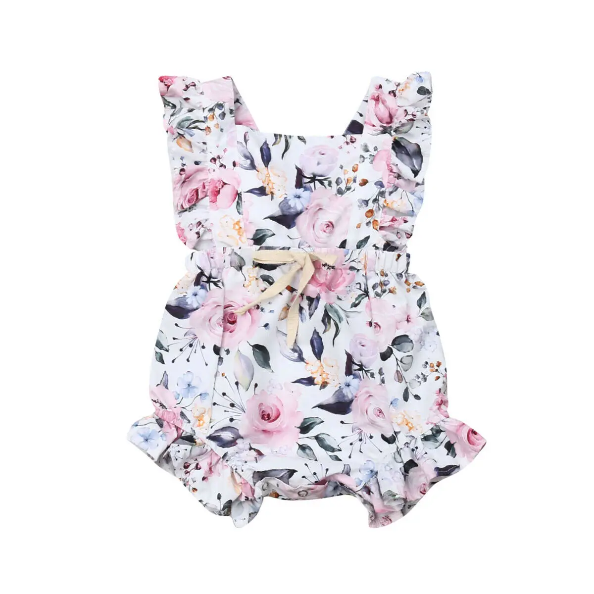 Baby Romper Newborn Girls Flower Ruffle Backless Jumpsuit Outfits Summer Sunsuit Playsuit Clothes 0-24M HOT SELL
Baby Romper Newborn Girls Flower Ruffle Backless Jumpsuit Outfits Summer Sunsuit Playsuit Clothes 0-24M HOT SELL