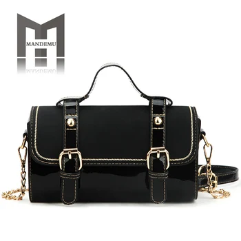 Fashion Bright Solid Patent Leather Women Small Bags Ladies Simple Luxury Handbags Female Casual Totes Shoulder Messenger Bags
Fashion Bright Solid Patent Leather Women Small Bags Ladies Simple Luxury Handbags Female Casual Totes Shoulder Messenger Bags