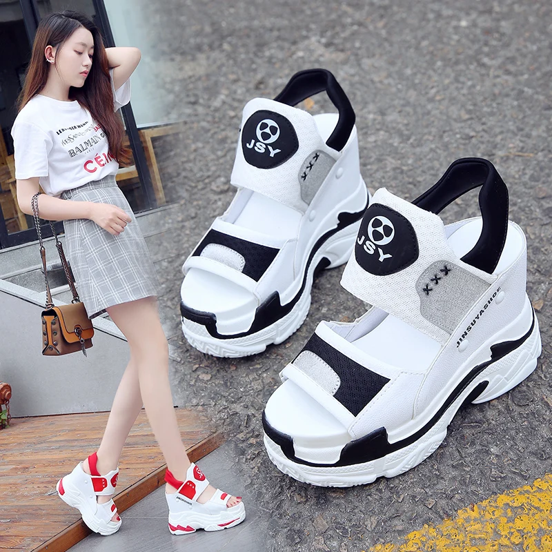 2019 Summer New Women Sneaker Sandals Women Peep-toe Wedges Platform Shoes Woman Classic Lace Up Casual Sandals Creeper
2019 Summer New Women Sneaker Sandals Women Peep-toe Wedges Platform Shoes Woman Classic Lace Up Casual Sandals Creeper