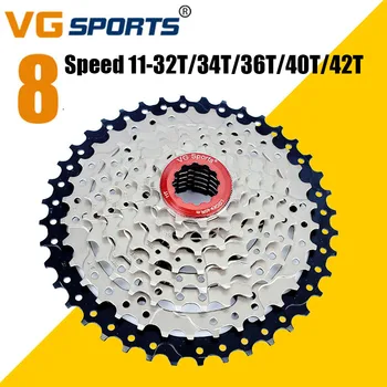 MTB Cassete 8 Speed Freewheel 11-32T/34T/36T/40T/42T MTB Cassette 8s 8v cdg cog All Size Sprockets For Shimano Sram VG Sports
MTB Cassete 8 Speed Freewheel 11-32T/34T/36T/40T/42T MTB Cassette 8s 8v cdg cog All Size Sprockets For Shimano Sram VG Sports