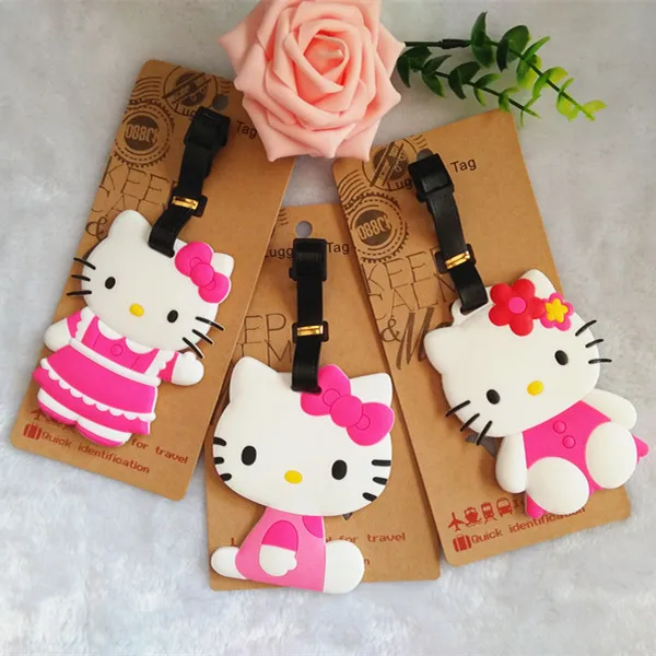 Lovely Kitty Luggage Tag Travel Accessories Cartoon Silica Gel Suitcase ID Addres Holder Baggage Boarding Portable Label
Lovely Kitty Luggage Tag Travel Accessories Cartoon Silica Gel Suitcase ID Addres Holder Baggage Boarding Portable Label