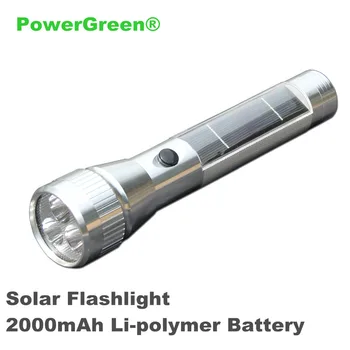 PowerGreen Emergency Outdoor Lights Flashlight 2000mAh Solar Lamp Handy Lantern with USB Charger for Camping, Hiking
PowerGreen Emergency Outdoor Lights Flashlight 2000mAh Solar Lamp Handy Lantern with USB Charger for Camping, Hiking