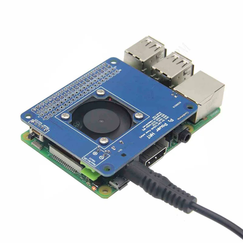 Raspberry Pi 3 Model B+ Programmable POE Adapter Smart Temperature Control Fan+Power Hat Board Kit 6V~14V | DC 5V Max. 4A
Raspberry Pi 3 Model B+ Programmable POE Adapter Smart Temperature Control Fan+Power Hat Board Kit 6V~14V | DC 5V Max. 4A