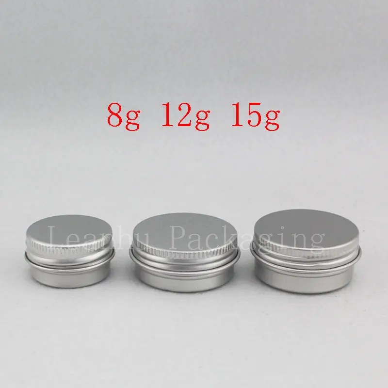 8g 12g 15g Small Empty Balm Aluminum Container Mini Travel Size Metal Cosmetic Jar Sample Skin Care Cream Bottle Solid Perfume
8g 12g 15g Small Empty Balm Aluminum Container Mini Travel Size Metal Cosmetic Jar Sample Skin Care Cream Bottle Solid Perfume