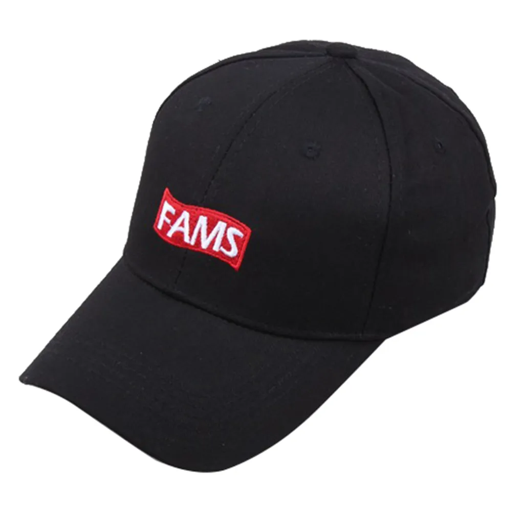 FAMS Letter print black Outdoors Women Baseball Caps Men Unisex Summer Visor Baseball hat Adjustable Hat viseira transparente
FAMS Letter print black Outdoors Women Baseball Caps Men Unisex Summer Visor Baseball hat Adjustable Hat viseira transparente