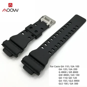 16mm Silicone Watch Strap For Casio G Shock Replacement Black Sports Waterproof Rubber Watch Belts Watchband Accessories
16mm Silicone Watch Strap For Casio G Shock Replacement Black Sports Waterproof Rubber Watch Belts Watchband Accessories