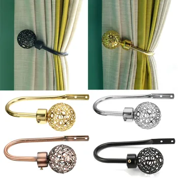 Modern Europe Hollowed-out Holdback Metal Curtain Hook Magnet Bedroom Living Room Tieback Curtain Holder Decoration Accessories
Modern Europe Hollowed-out Holdback Metal Curtain Hook Magnet Bedroom Living Room Tieback Curtain Holder Decoration Accessories