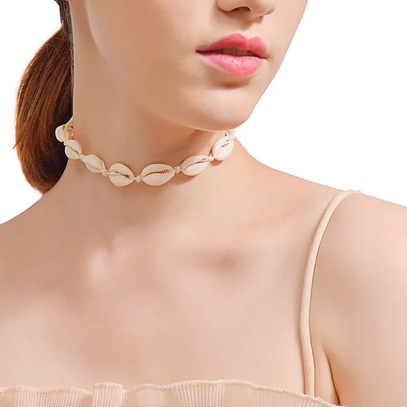 Boho Hawaiian Natural Sea Shell Necklace Cowry Tassel Rope Chain Collar Choker Women Jewelry Best Girl Ocean Beach Gift Handmade
Boho Hawaiian Natural Sea Shell Necklace Cowry Tassel Rope Chain Collar Choker Women Jewelry Best Girl Ocean Beach Gift Handmade